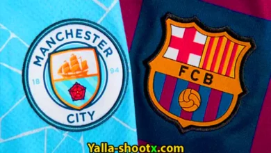 الناقلة لمباراة برشلونة ومانشستر سيتي اليوم